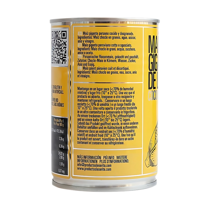 Maíz choclo desgranado y cocido "La Sarita" 425 g