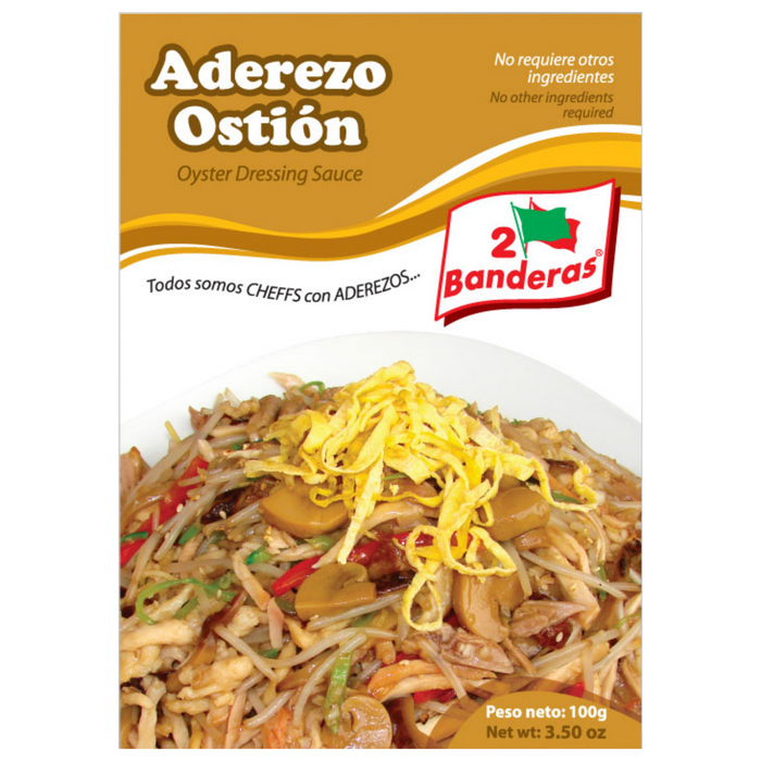 Aderezo Ostión 2 Banderas 100g