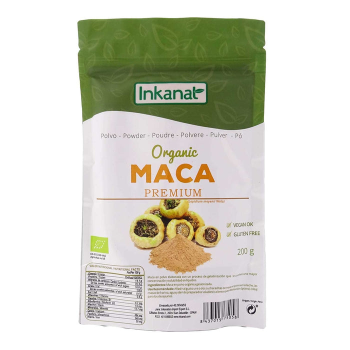 Harina 100% de Maca Orgánica Inkanat 200g