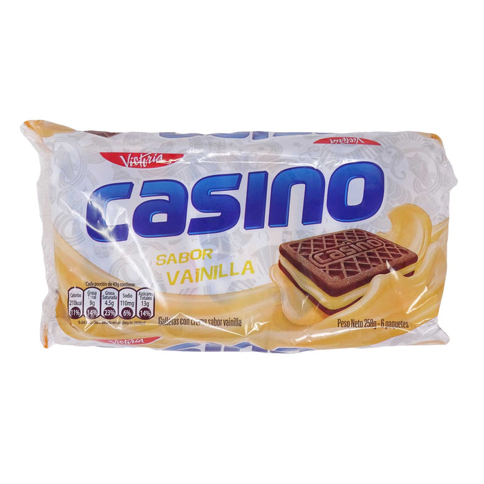 Galletas Casino Vainilla - Pack 6 x 43g