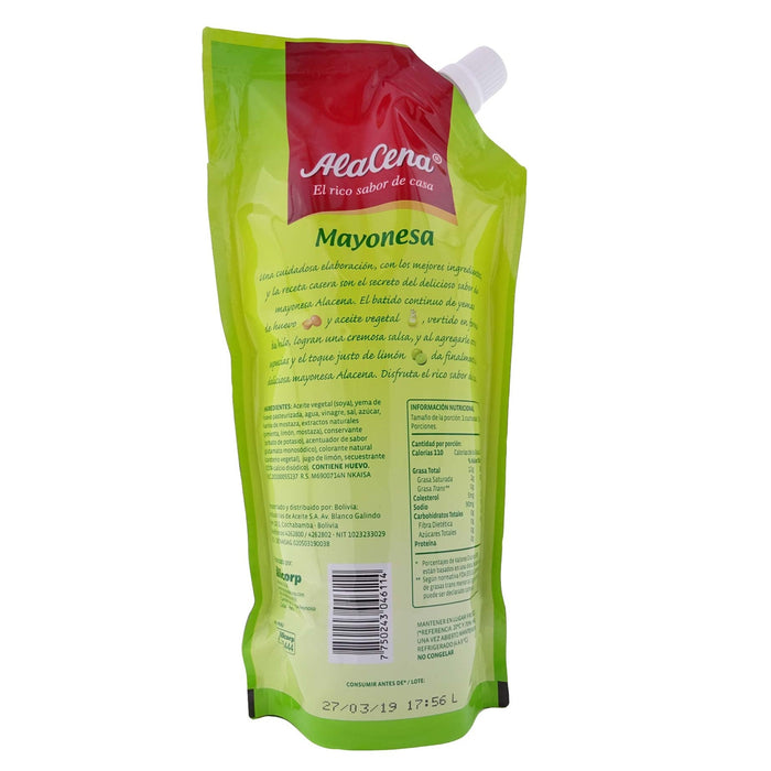 Mayonesa Alacena 475 g espalda