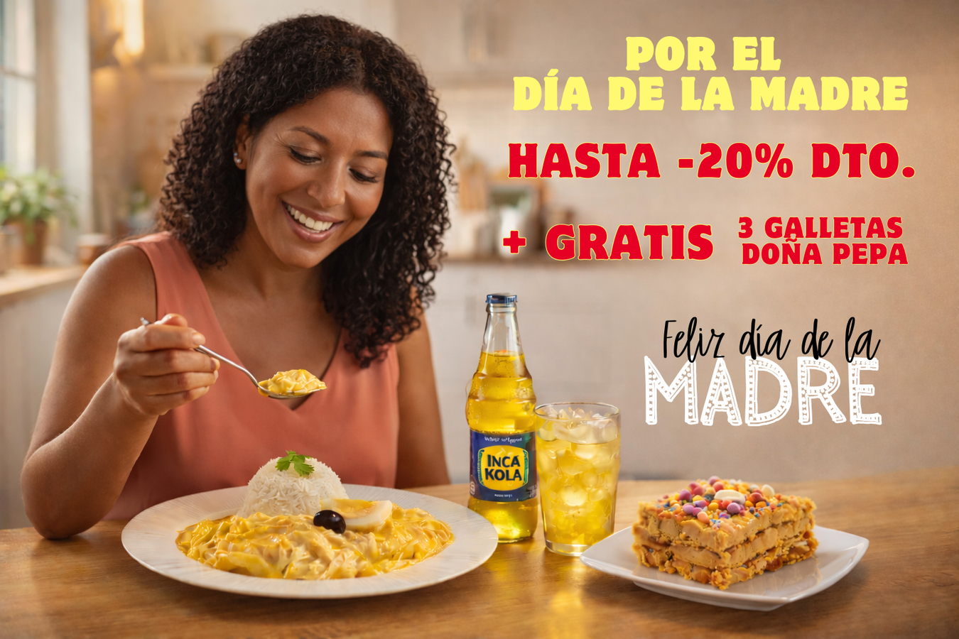 Por día de la madre hasta -20% Dsto.