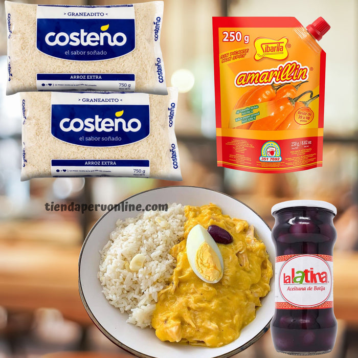 Kit para preparar "Ají de Gallina"