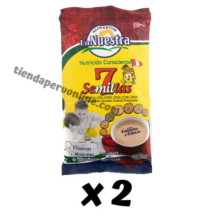 Siete Semillas "La Nuestra" Pack 2 unidades x 180g