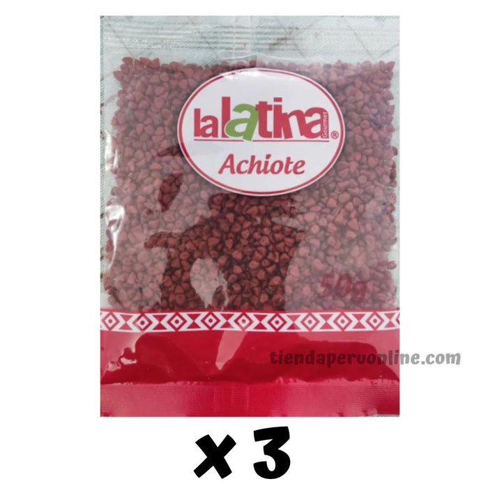 Achiote La Latina Pack 3 x 50g