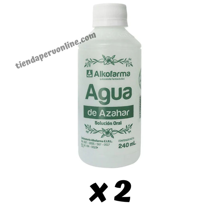 Agua de Azahar Pack 2 x 240 ml