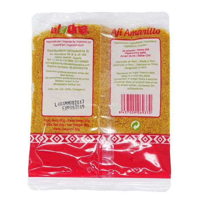 Ají Amarillo molido La Latina Pack 3 x 50g