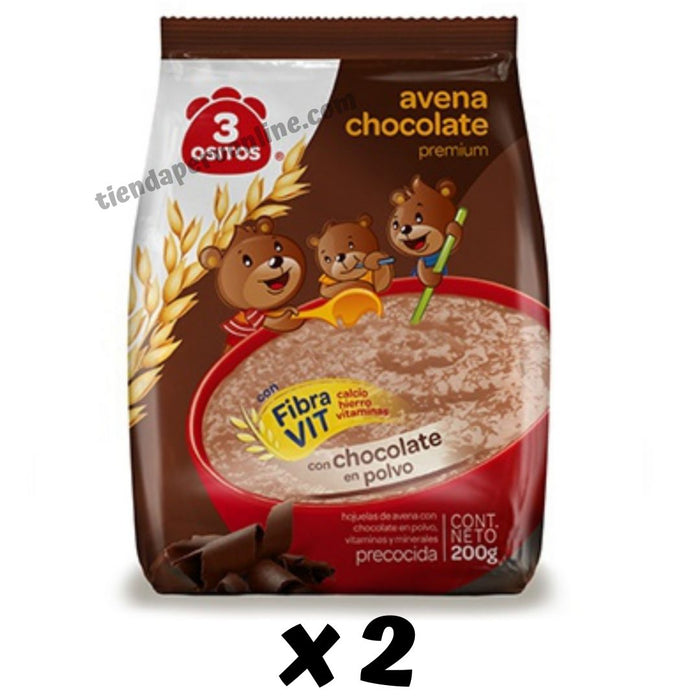 Avena Chocolate 3 Ositos 180