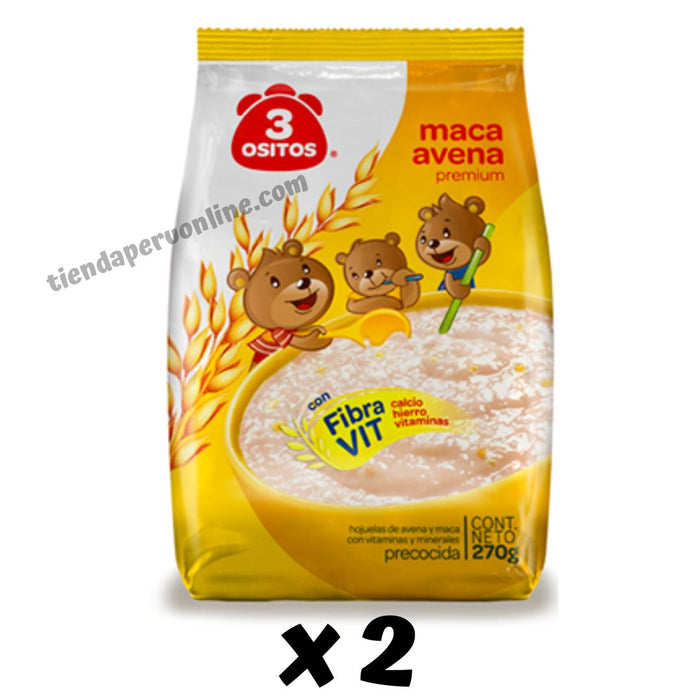 Avena con Maca 3 Ositos 