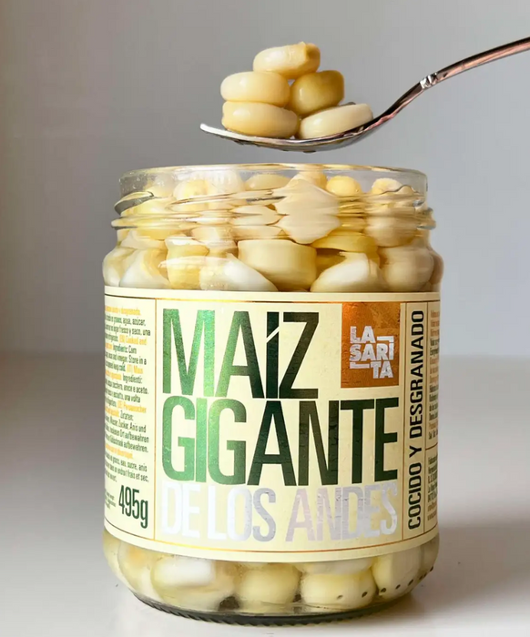 Maíz choclo cocido y desgranado  "La Sarita" 495 g