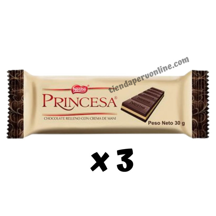 Chocolate "Princesa"  Pack 3 x 30g