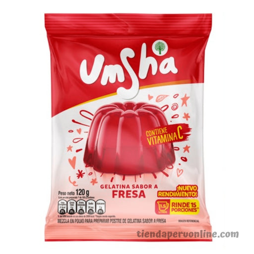 GELATINA FRESA UMSHA NEGRITA 120 G