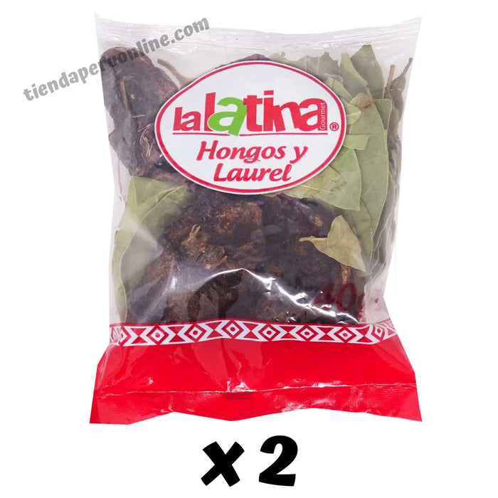 Hongos y Laurel La Latina Pack 2 x 40g