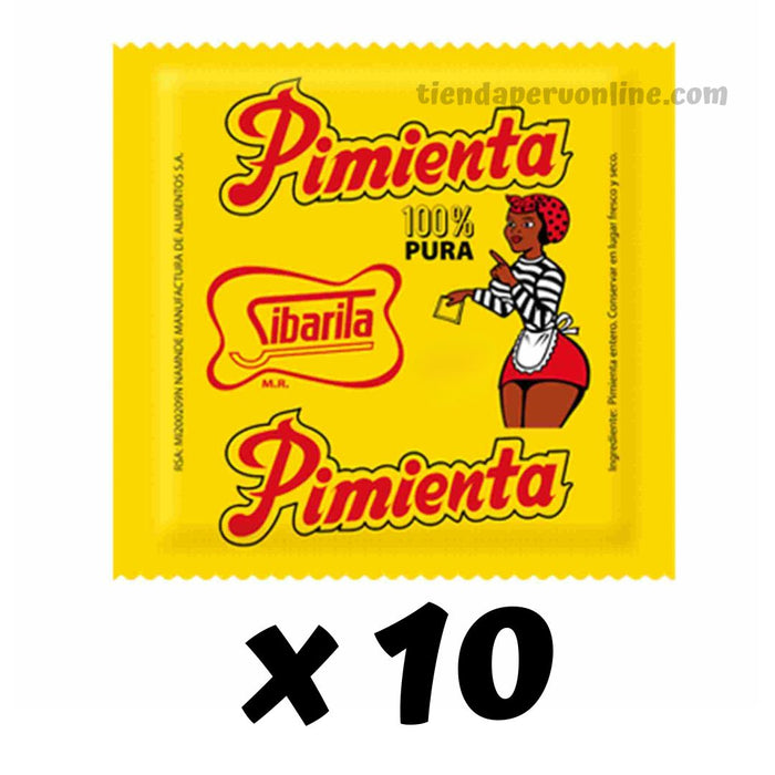 Pimienta Molida 100% Pura Sibarita - Pack 10 x 4.05g