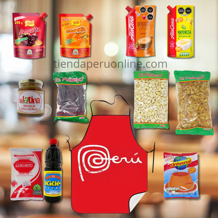 Pack Culinario Sabores del Perú + Delantal GRATIS