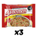 Sopa instantánea "Ajinomen" Carne Pack 3 x  86g