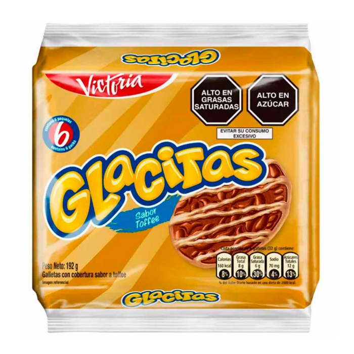 Glacitas sabor Toffee - Pack 6 x 32g
