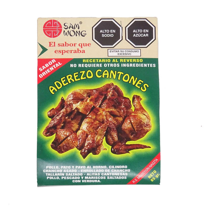 Aderezo Cantones Sam Wong sabor oriental 85 g