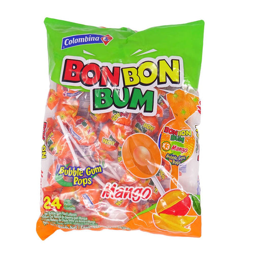 Chupetines sabor Mango bon bon bum