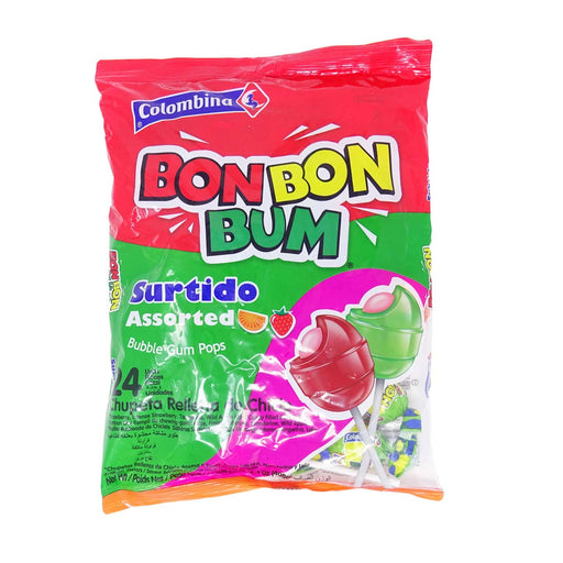 Chupetines bon bon bum sabores surtidos