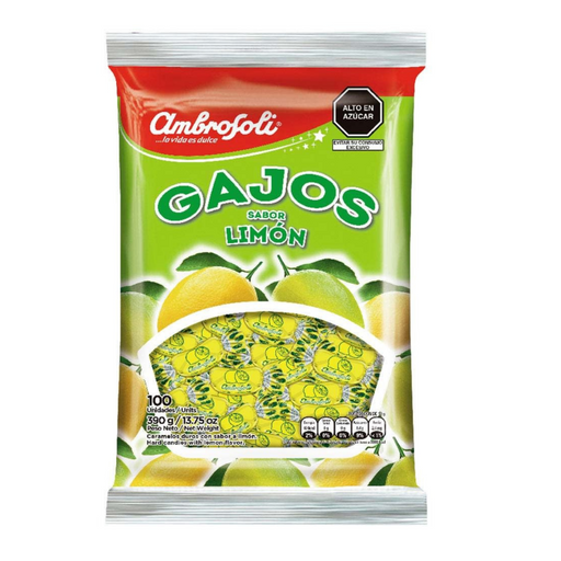 Caramelos Gajos Limón Ambrosoli 390g