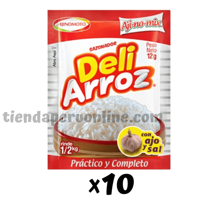Sazonador DeliArroz Ajinomoto pack 10 x 12 g