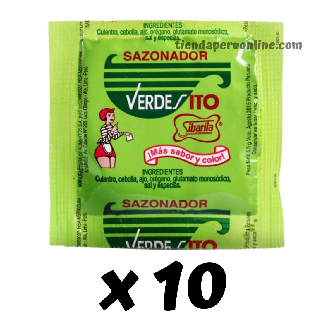 Sazonador Verdesito Sibarita Pack 10 X 6 5 G TIENDA PERU ONLINE sazonador-verdesito-sibarita-pack-10-x-6-5-g-tienda-peru-online