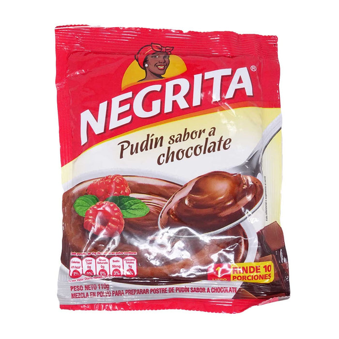 Pudín sabor a Chocolate Negrita 110g